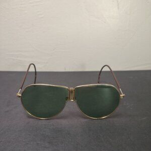 VINTAGE Aviator Sunglasses US Army Air Corp D-1 Green Glass Lens
